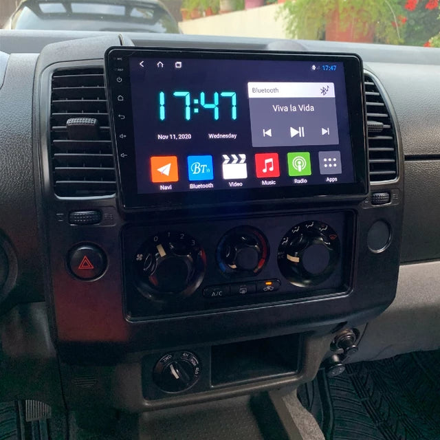 Autoradio + Consola para Nissan Navara 2006-2012 (9 pulgadas)