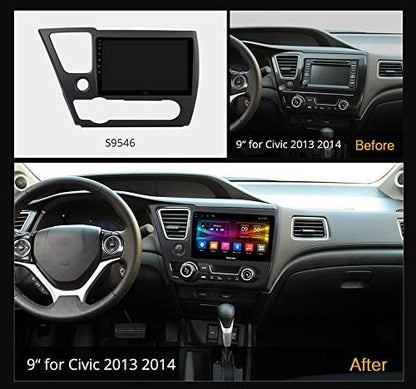 Consola YELEW - Honda Civic / American Version / UV Black