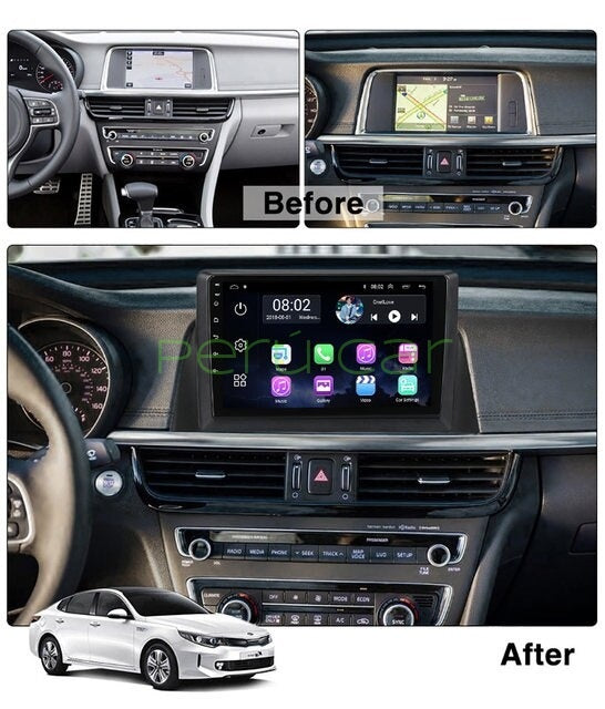 Autoradio + Consola para KIA Seltos 2020 (10.1 Pulgadas, Color Negro)