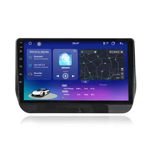 Autoradio + Consola para Hyundai H1 2019 (9 Pulgadas, Color Negro)