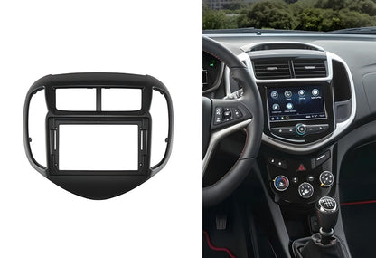 Autoradio + Consola para CHEVROLET AVEO 2016 (9 Pulgadas)