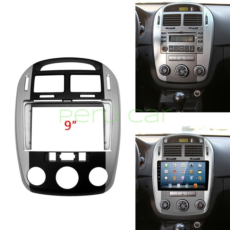 Autoradio + Consola para KIA Cerato 2006 (9 Pulgadas)