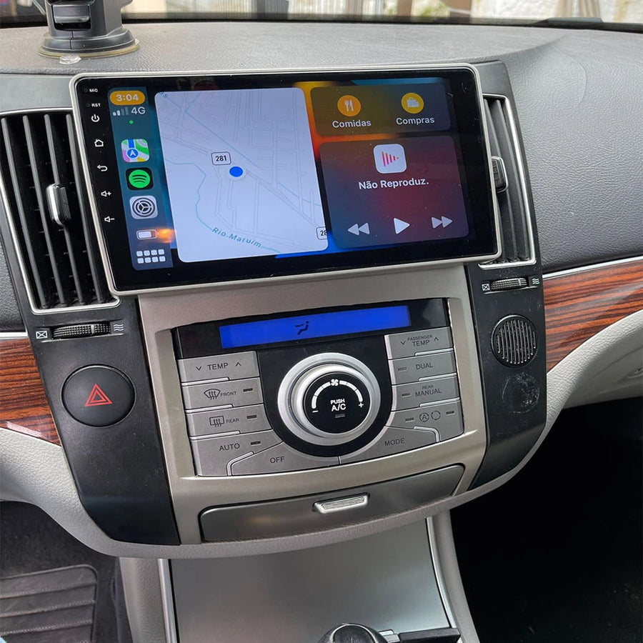 Autoradio + Consola para Hyundai Veracruz 2010 (9 Pulgadas, con Aire Acondicionado Automático)