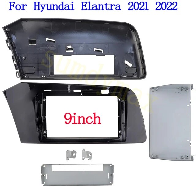 Autoradio + Consola para Hyundai Elantra 2020 (9 Pulgadas, LHD)