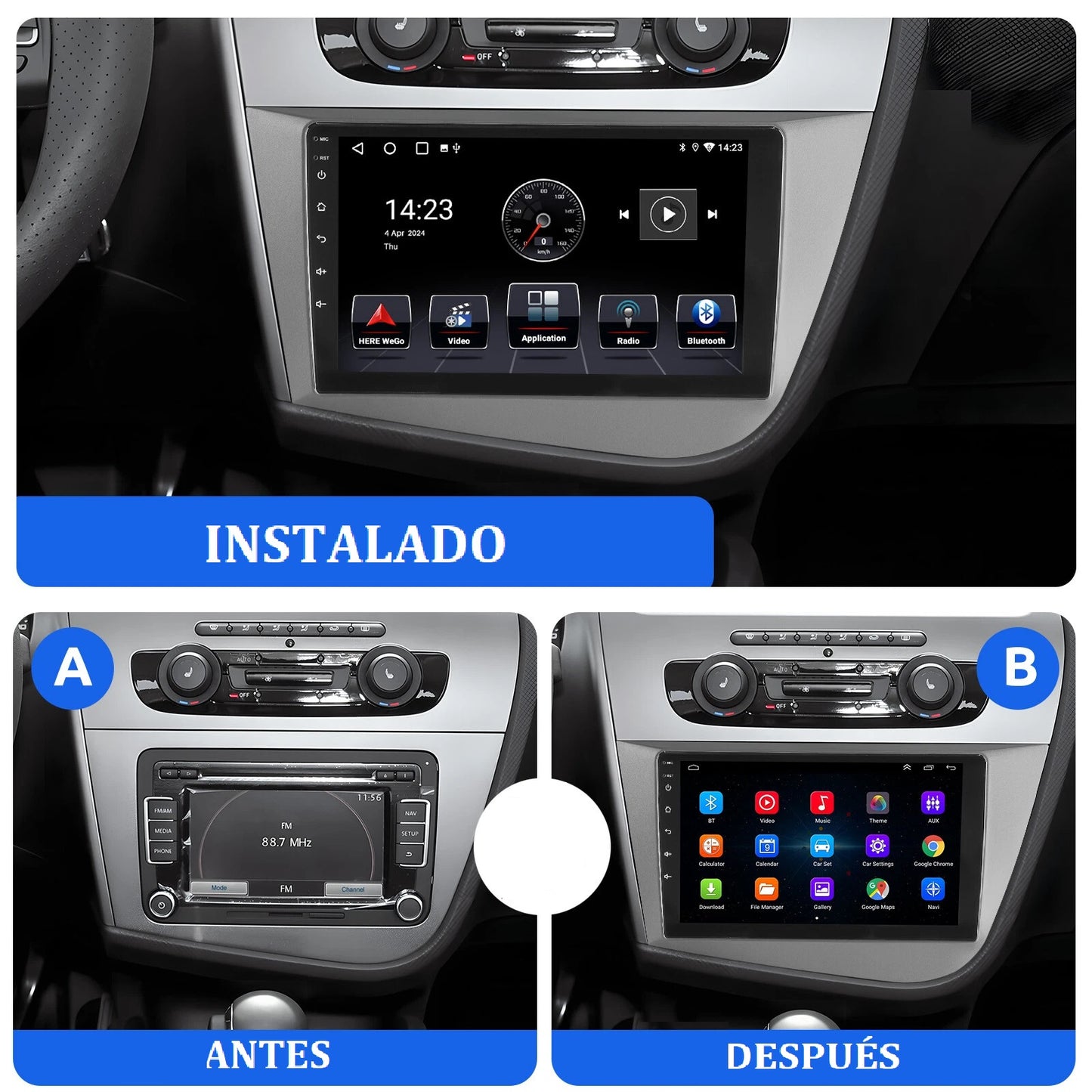 Consola YELEW - SEAT LEON (LHD)