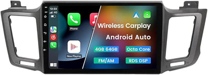 Consola para Toyota RAV4 2013-2019 (10.1 Pulgadas, Negro)