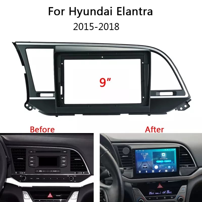 Autoradio + Consola para Hyundai Elantra 2015 (9 Pulgadas, LHD)