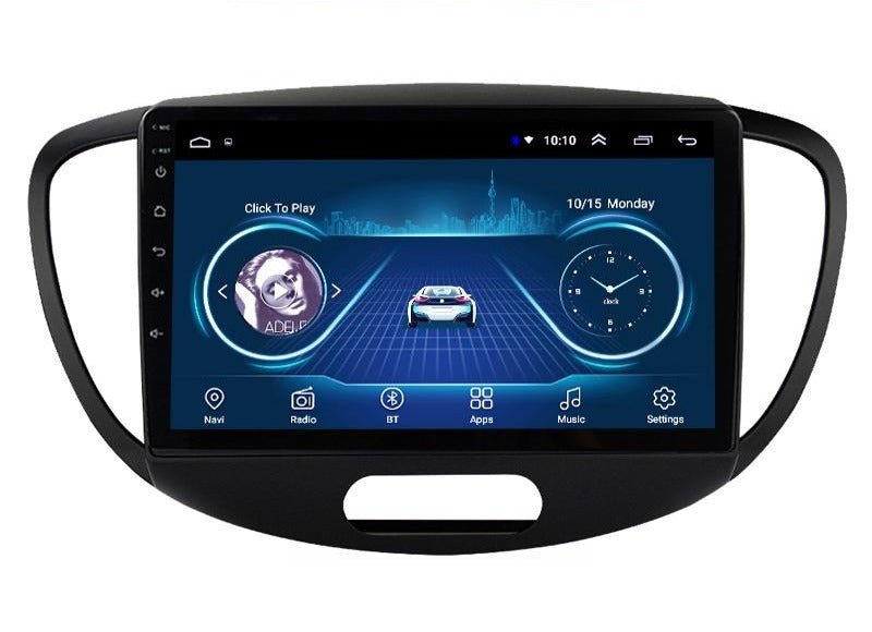 Autoradio + Consola para Hyundai I-10 2012 (9 Pulgadas, de Baja Gama)