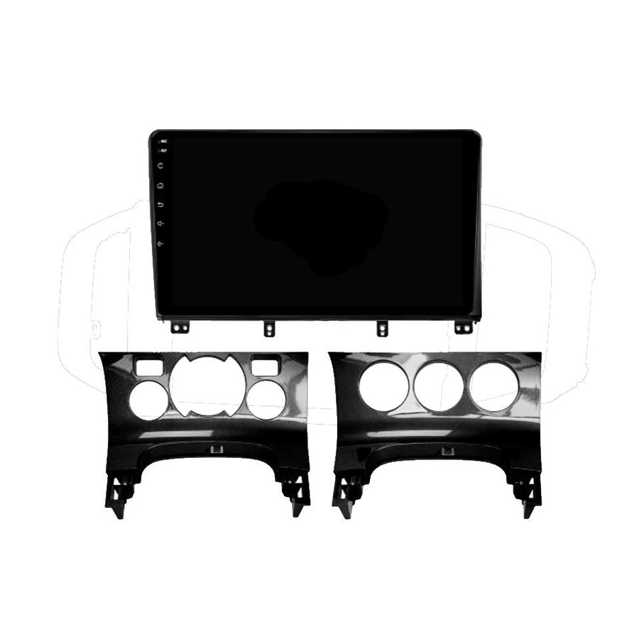 Autoradio + Consola para Peugeot 3008 2009-2016 (Izquierda, 9 Pulgadas, Negro Brillante)