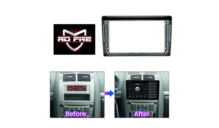 Autoradio + Consola para Peugeot 407 2004-2008 (9 Pulgadas)