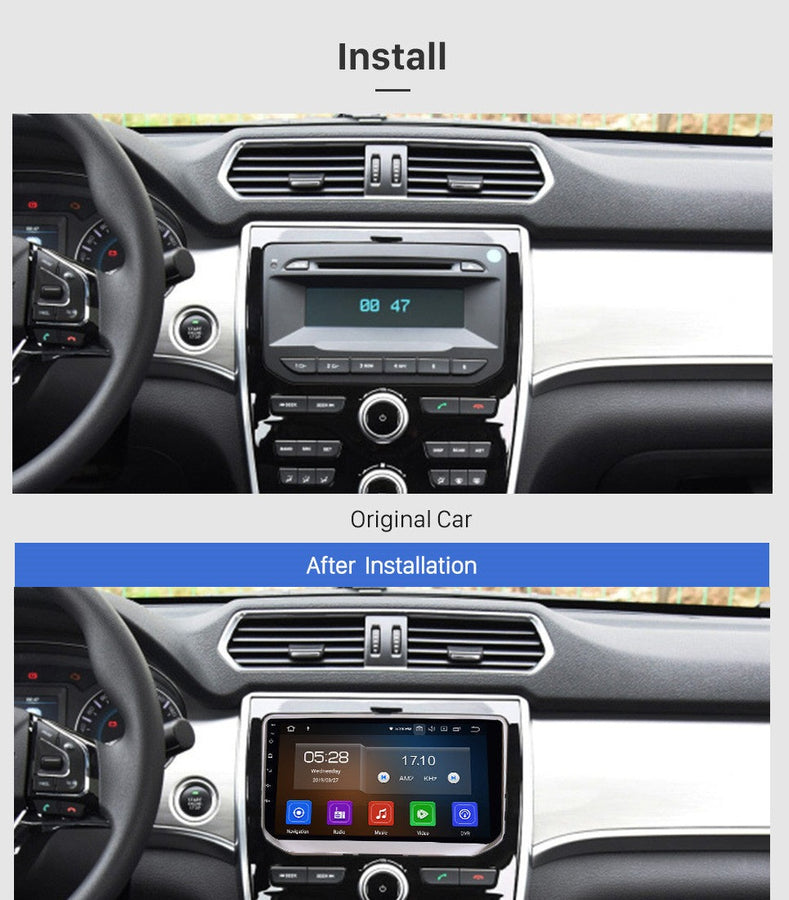 Autoradio + Consola para Great Wall Haval H2 (Red Logo) 2017/ Haval H2 2014-2016 (9 Pulgadas)