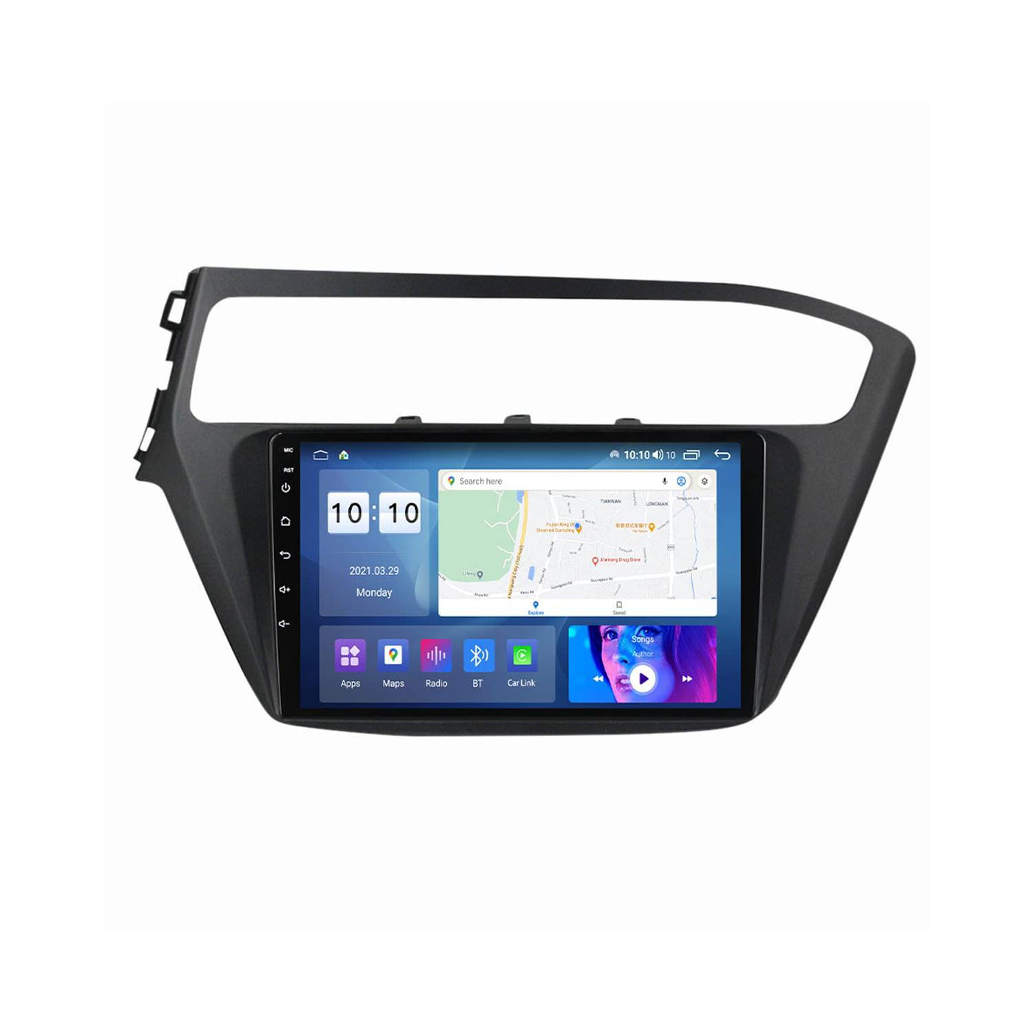 Autoradio + Consola para HYUNDAI I-20 2018 (9 Pulgadas, LHD)