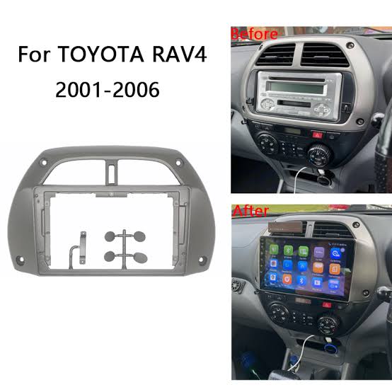 Autoradio + Consola para Toyota RAV4 2001-2005 (9 Pulgadas)