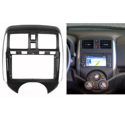 Autoradio + Consola para Nissan Versa Note 2014-2016 (LHD, 9 pulgadas)