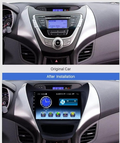 Autoradio + Consola para Hyundai Elantra 2010 (9 Pulgadas)