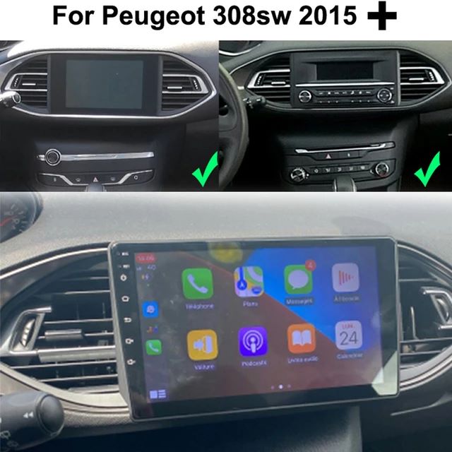 Consola para Peugeot 308S 2015 (9 Pulgadas)