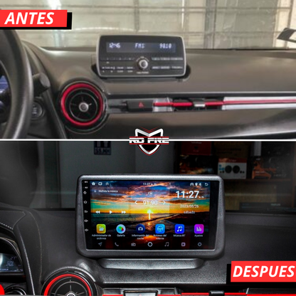 Consola para Mazda 2 2021 (9 pulgadas, negro UV)