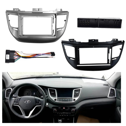 Consola para Hyundai Tucson 2015 (9 Pulgadas, LHD, Color Plata)