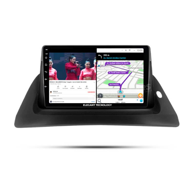 Consola para Renault Kangoo 2015-2018 (9 Pulgadas)