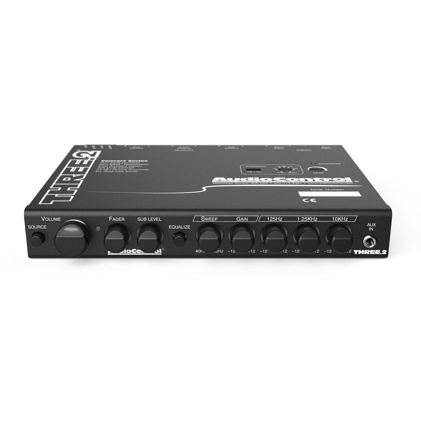 AudioControl THREE.2 IN-DASH EQ/XOVER/AUXIN NEW SMT VERSION