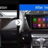 Autoradio + Consola para FORD TERRITORY 2019 (10.1 Pulgadas, LHD, Negro UV)