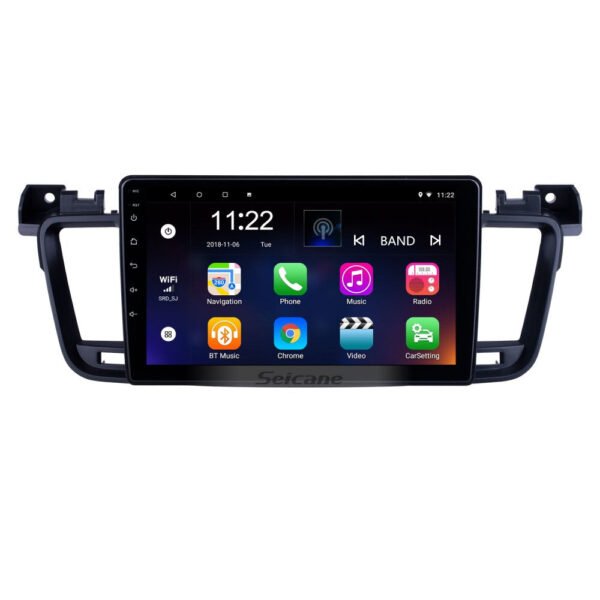 1-android-gps-radio-multimedia-navigation-1_227 Autoradio + Consola para Peugeot 508 2011-2017 (9 Pulgadas)