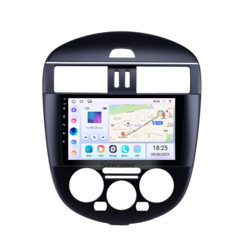1-oem-gps-navigation-system-1_434 Autoradio + Consola para Nissan Tiida 2011 (9 pulgadas, AC manual)
