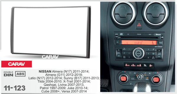 11-123A Consola CARAV - NISSAN ALMERA (N 17)