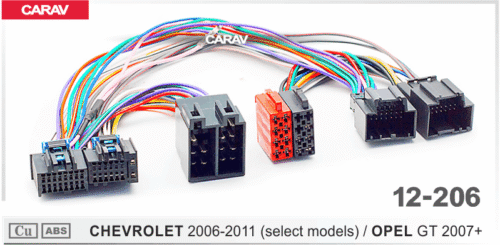 12-206A CABLE PARA AUTORADIO CARAV : CHEVROLET