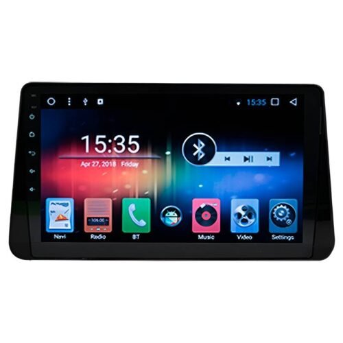 130488497_1 Autoradio + Consola para Nissan Micra/ Kicks 2017 (9 pulgadas, negro UV)