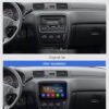 Autoradio + Consola para HONDA CRV 1998 (9 Pulgadas)
