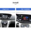 Consola para FIAT VIAGGIO 2012-2017 (9 Pulgadas, Negro UV)