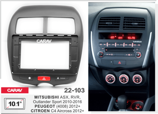 Consola CARAV - MITSUBISHI ASX - RVR - OUTLANDER SPORT