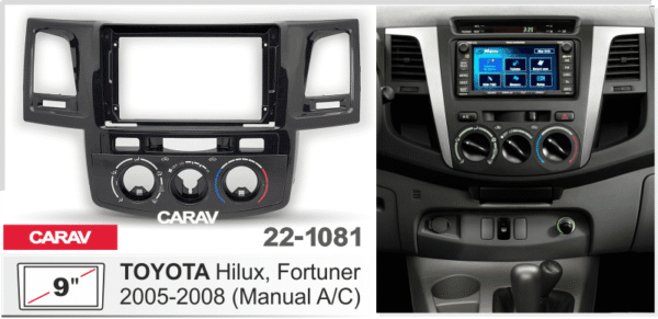 Consola CARAV - TOYOTA HILUX, FORTUNER