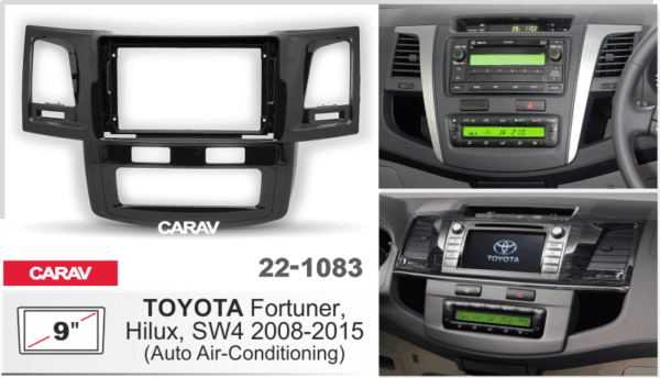 Consola CARAV - TOYOTA FORTUNER, HILUX, SW4