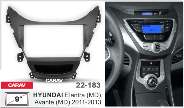 Consola CARAV - HYUNDAI ELANTRA (MD), AVANTE (MD)