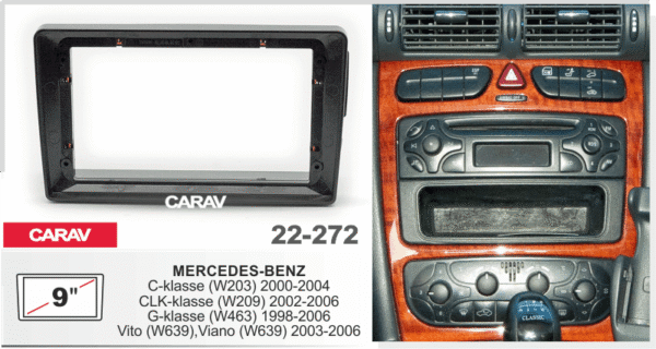 22-272A-1 Consola CARAV - MERCEDES BENZ C - KLASSE (W203)
