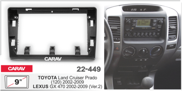 Consola CARAV - TOYOTA LAND CRUISER PRADO (120)