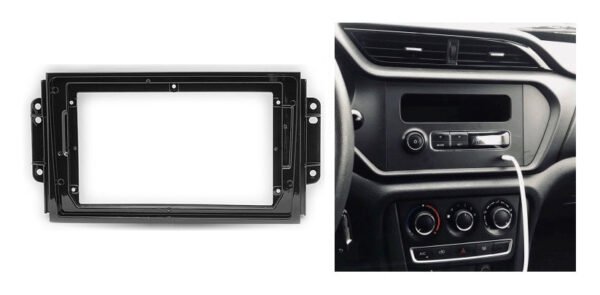 Consola para CHERY TIGGO 3X 2016 (9 Pulgadas, Negro UV)