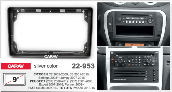 22-953A Consola CARAV - CITROEN C2