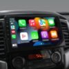 Consola para Mitsubishi Triton 2019 (9 pulgadas, negro UV)