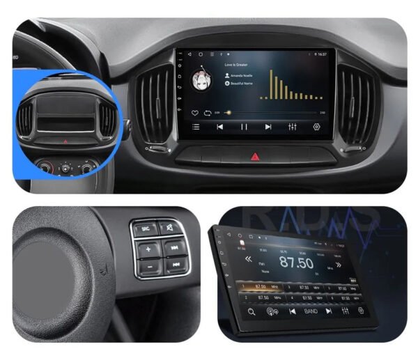 Consola para FIAT UNO 2015 (9 Pulgadas, LHD)