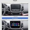 Autoradio + Consola para CHANGAN CS55 2017 (10.1 Pulgadas, Negro UV)