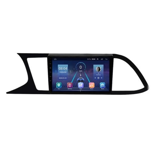 512PR3nT7BS Autoradio + Consola para Seat Leon 2018 (9 Pulgadas, Izquierda, Negro)