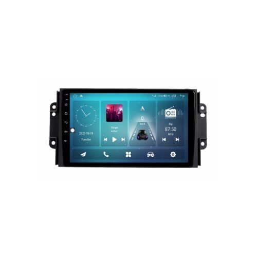 51BL0icckBL Autoradio + Consola para CHERY TIGGO 3X 2016 (9 Pulgadas, Negro UV)