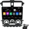 Autoradio + Consola para Mitsubishi Colt Plus 2013+ (9 pulgadas, negro UV)