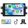 71dyqwVdz7L Autoradio + Consola para Suzuki SX4/ Fiat Sedici 2005 (9 Pulgadas)