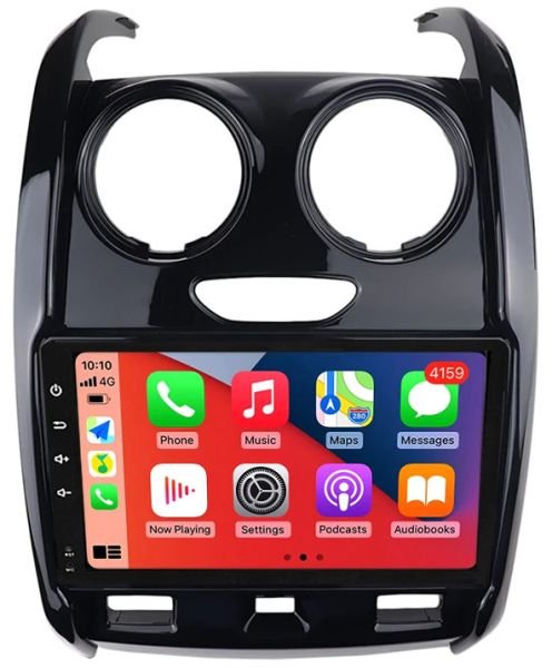 Consola para Renault Duster 2015+ (9 Pulgadas, Negro)