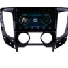Consola para Mitsubishi Triton 2015 (9 pulgadas, AC manual, negro UV)