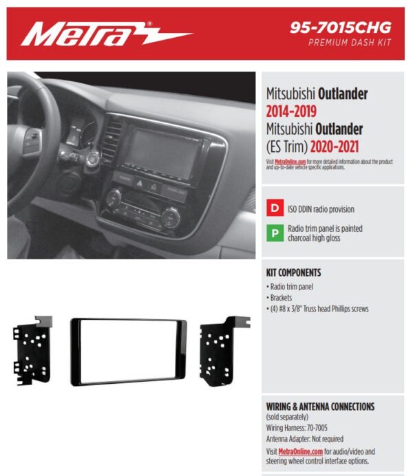 Consola METRA - MITSUBISHI OUTLANDER